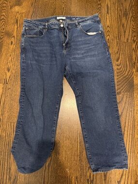 Warp + Weft Dark Blue Relaxed Men’s Jeans